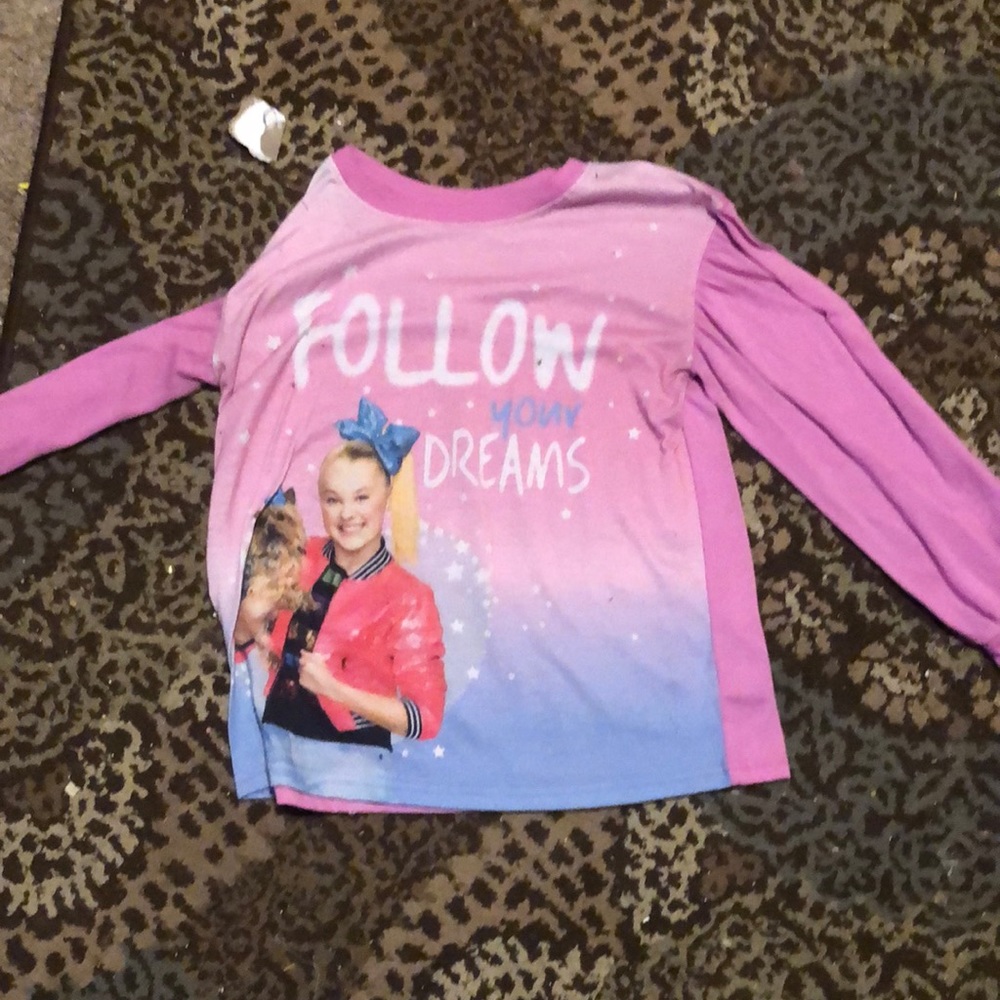 JoJo Siwa follow your dreams pajama shirt